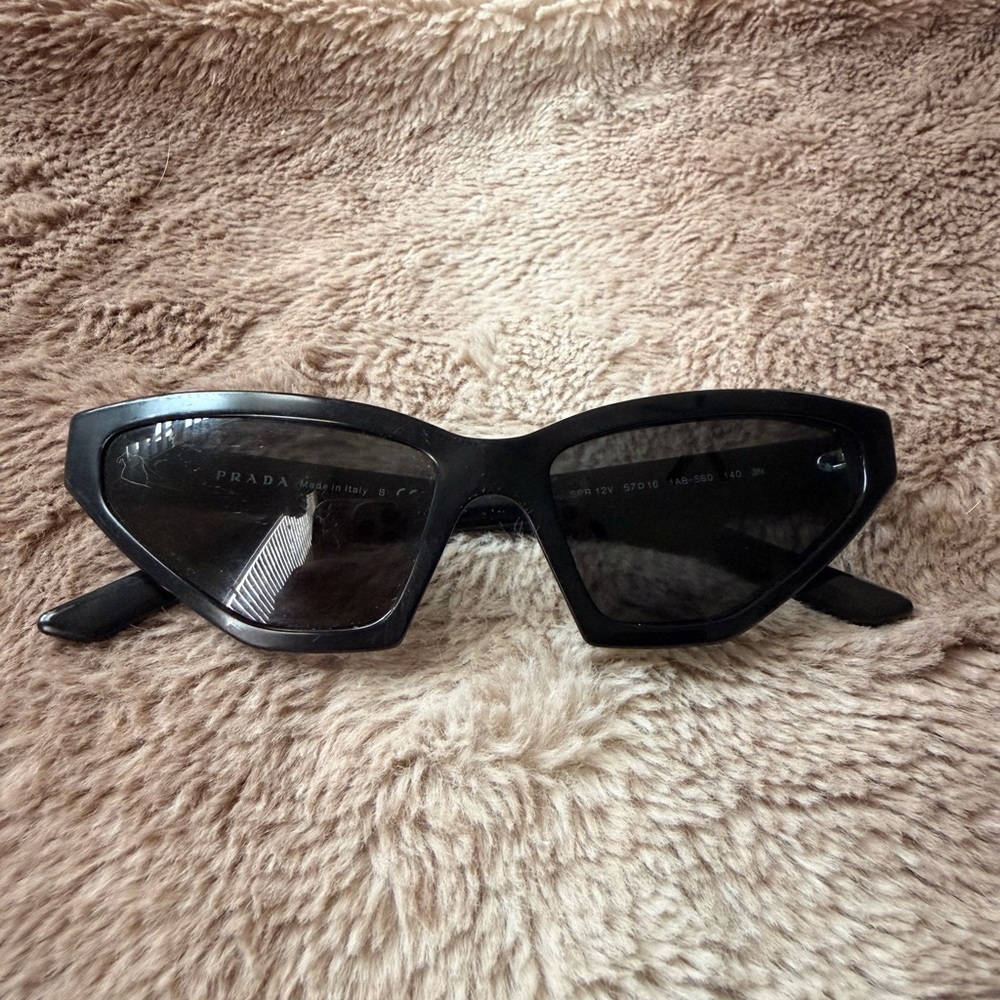 Prada Dark Cat-Eye Sunglasses
